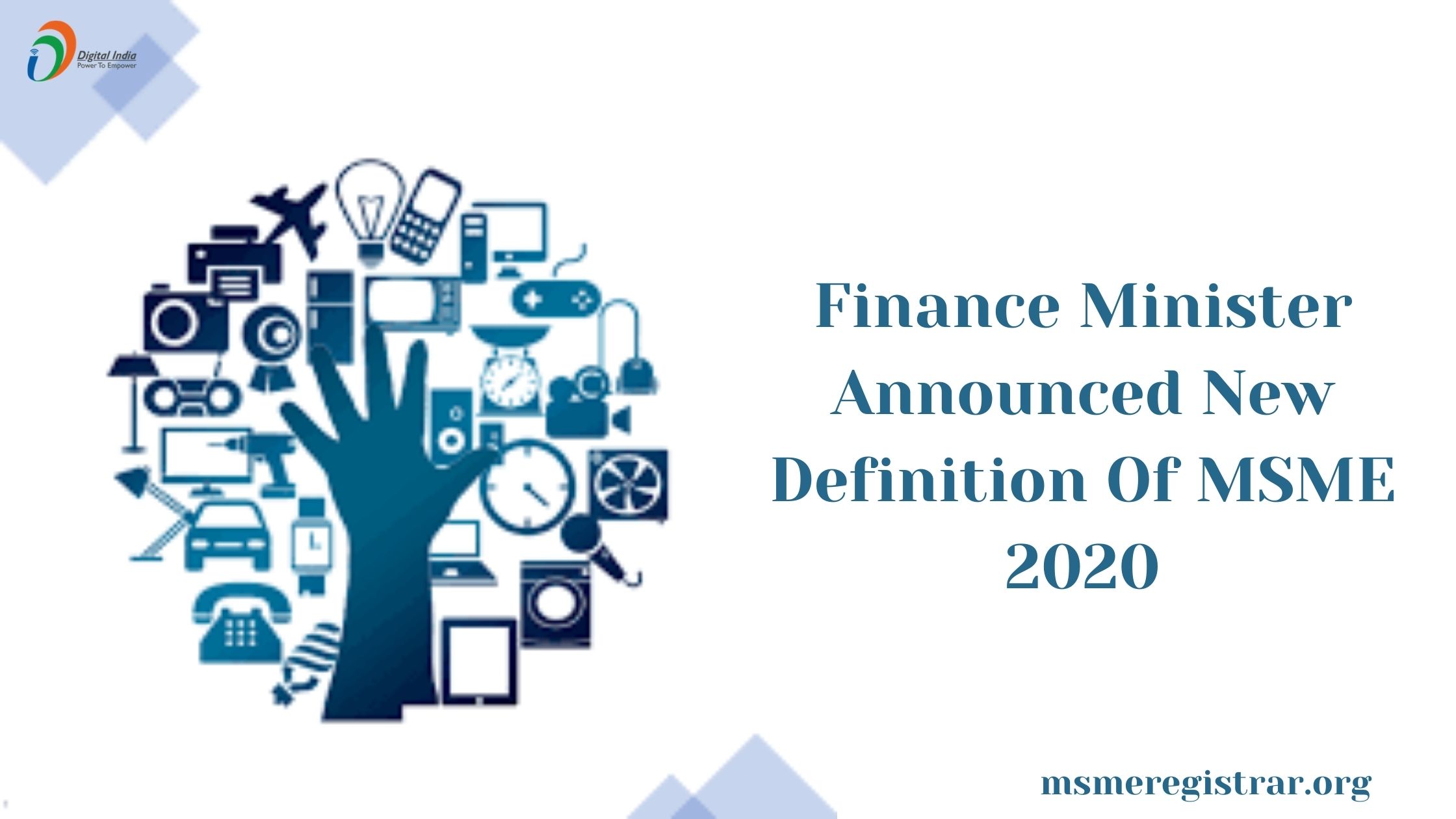 Finance Minister Announced New Definition Of MSME 2020